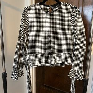 Zara - Gingham Blouse